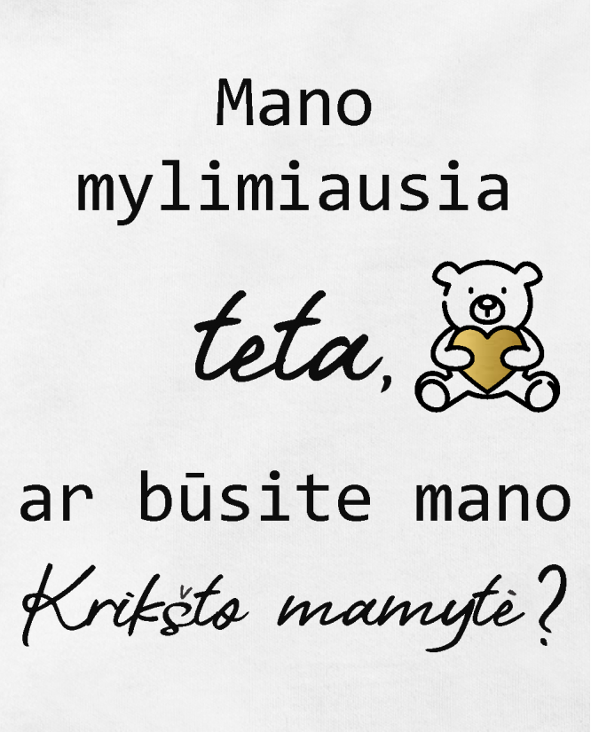 ar būsite krikšto mamytė
